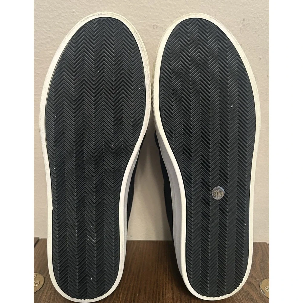 Tory Burch Pom Pom Silk Suede Platform Sneaker In Black Style‎ 141408 Size 9M